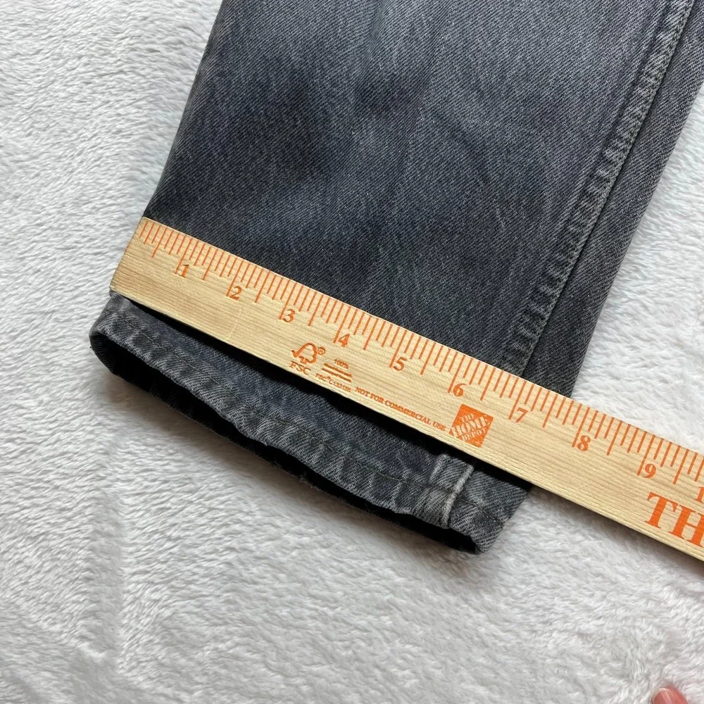 Vintage Levi's Button Fly Jeans Men's Faded Black Denim Pockets Y2K‎ - 30X30.5